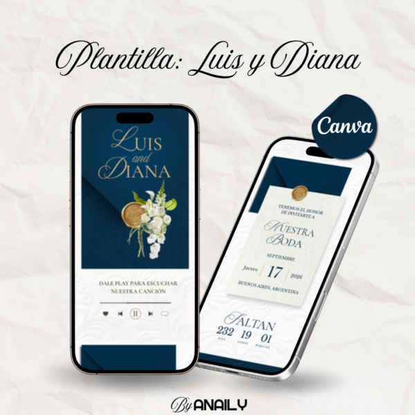 Plantilla - Luis y Diana
