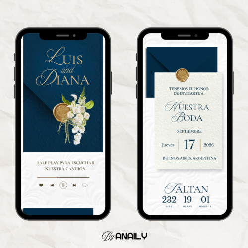Invitación Esencial - Luis y Diana