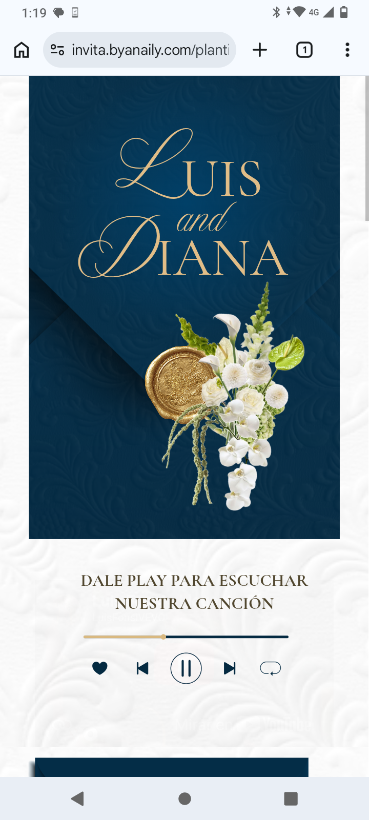 Invitación digital